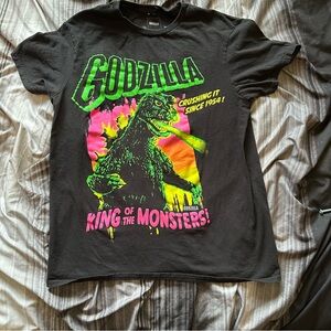 Godzilla Black Graphic Men’s Medium T-Shirt